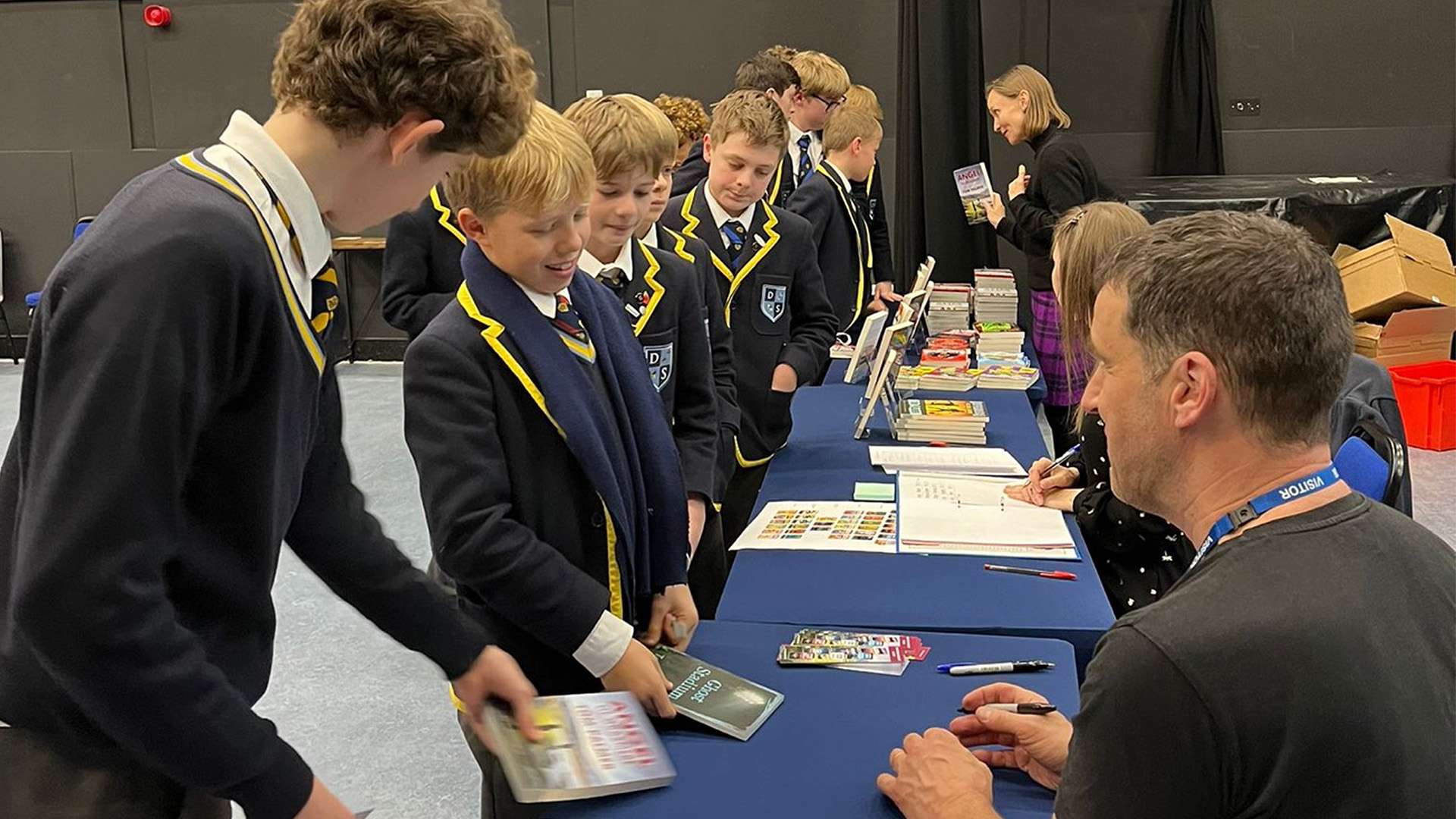author visit Davenies School