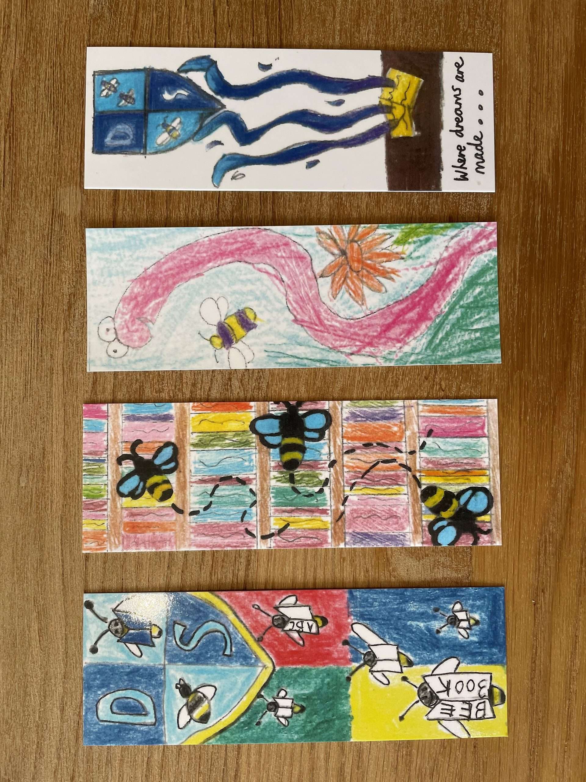 Bookmark winners Davenies School